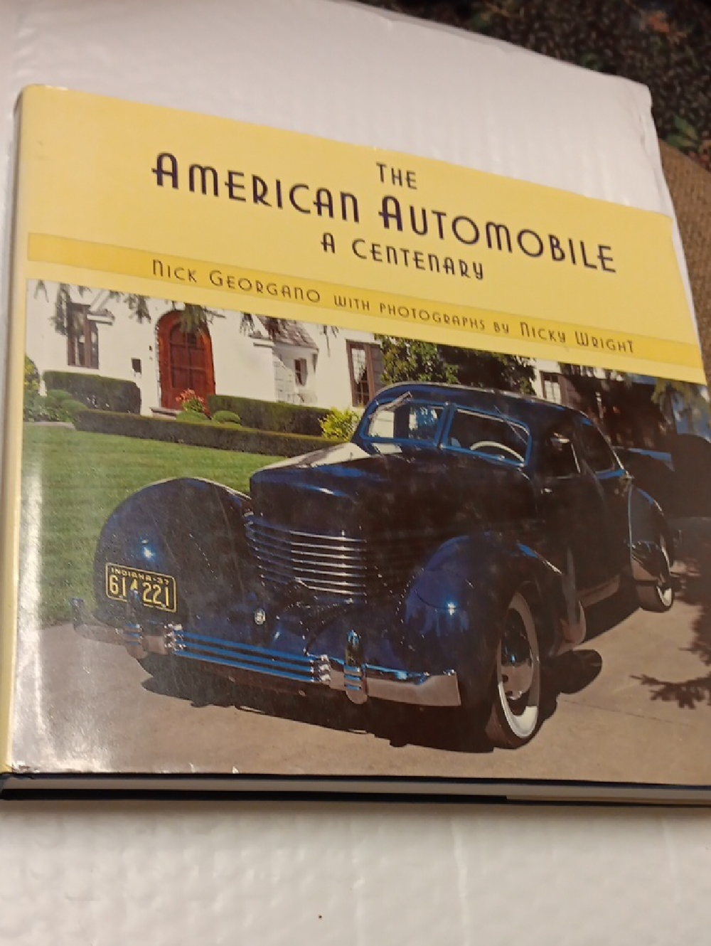 The American Automobile: A Centenary - Hardcover Book (Blueĺ Car Cover)